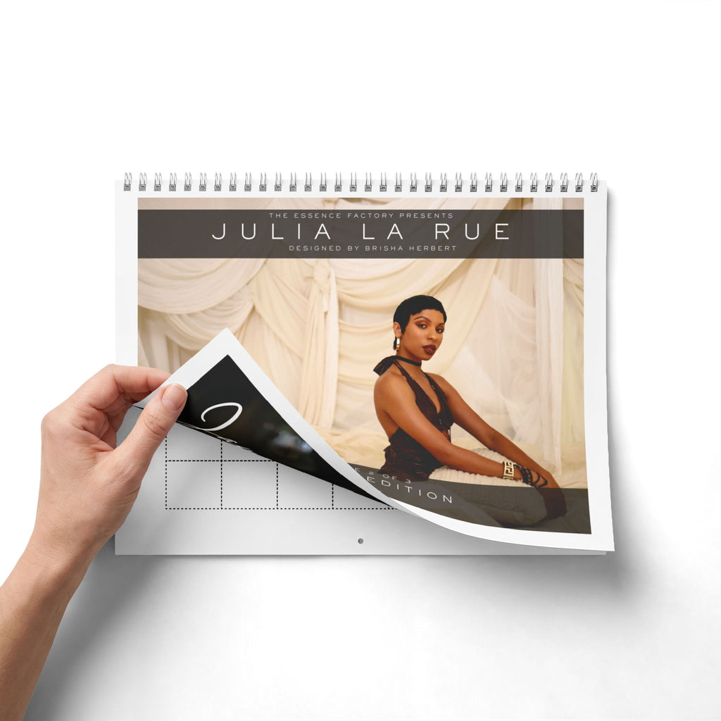 Copy of The Essence Factory: Julia La Rue Luxury Fashion Wall Calendar – Volume 1 